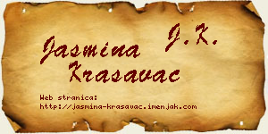 Jasmina Krasavac vizit kartica